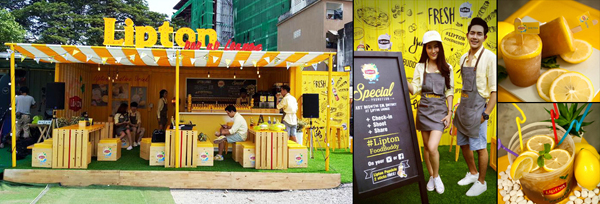 LIPTON Pop-up LoungeNew