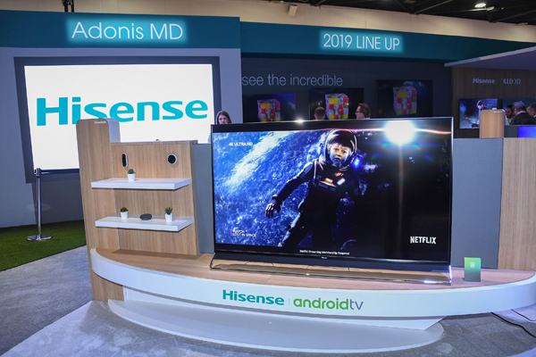 Hisense CES 2019 Booth