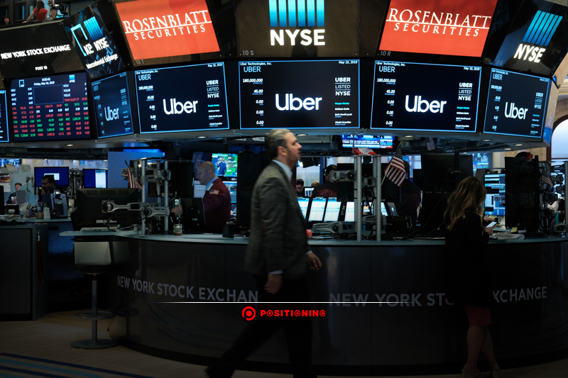 Uber Begins First Day Of Trading At New York Stock Exchange