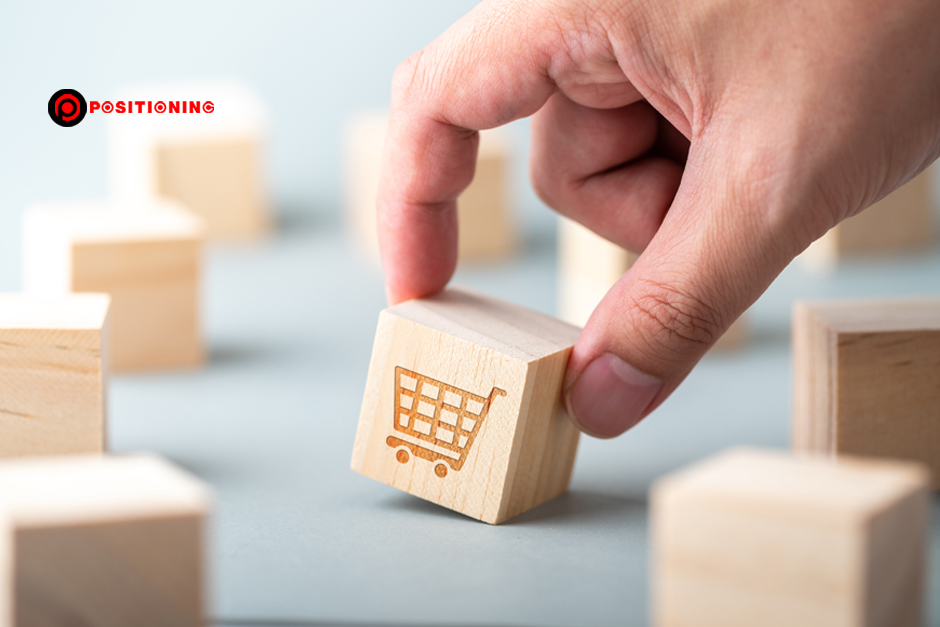 Business, marketing & online shopping strategy concept icon on t