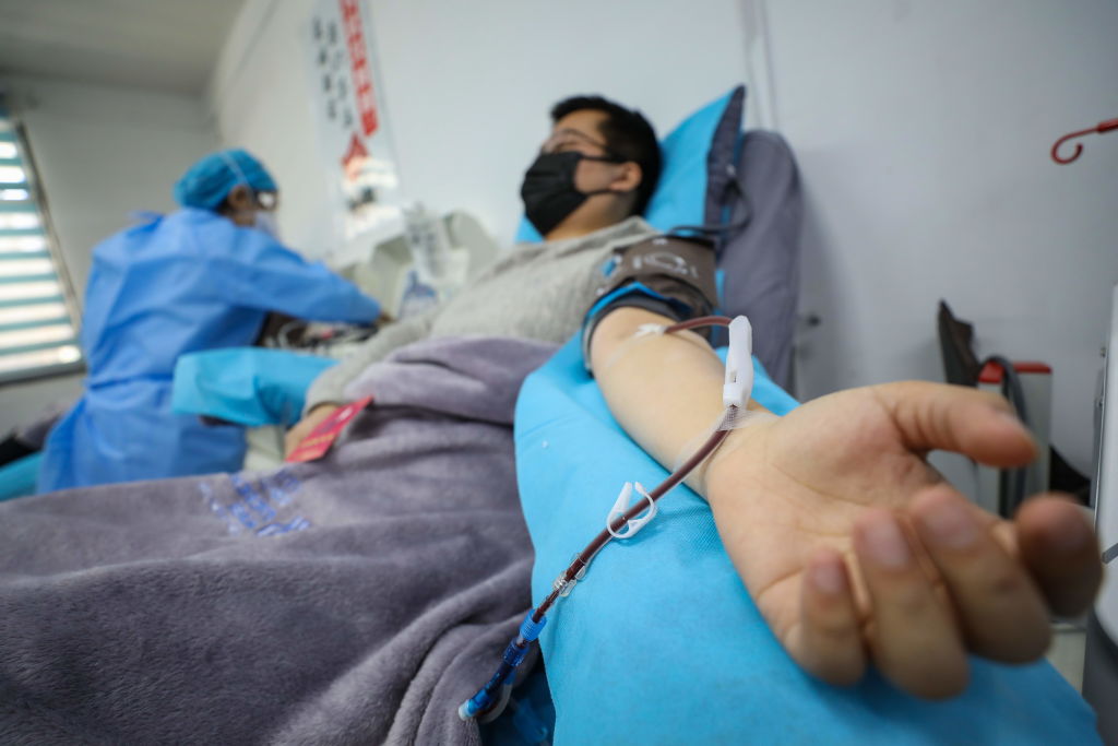 CHINA WUHAN COVID-19 PLASMA DONATION