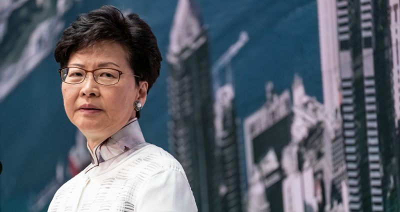 Carrie Lam Hong Kongers Protest Over China Extradition Law