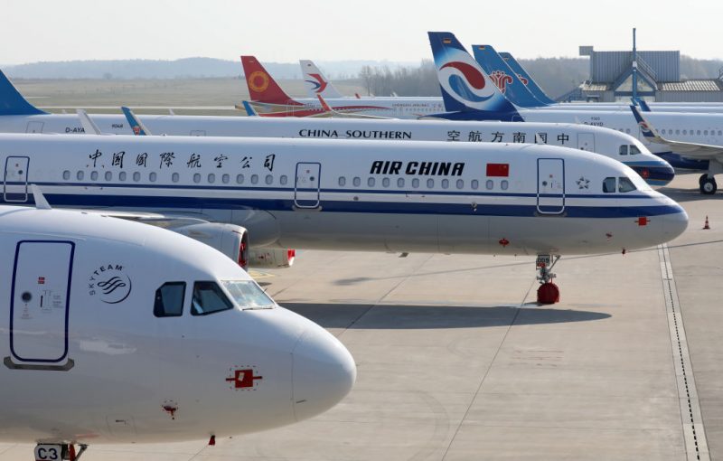 air china airline Coronavirus - Airport Rostock-Laage