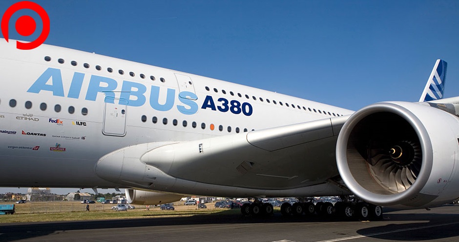 Airbus - A380 on runway