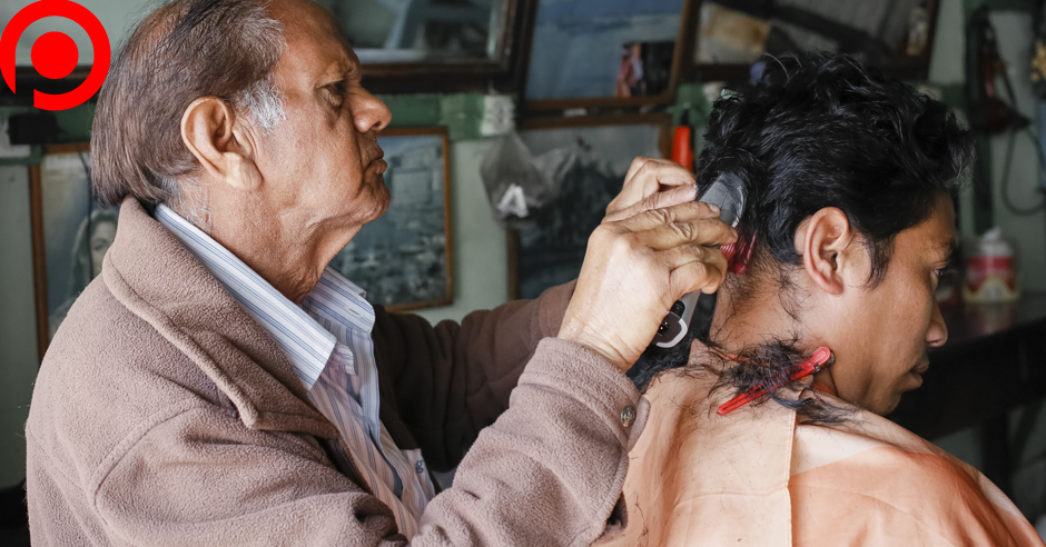 Myanmar barber