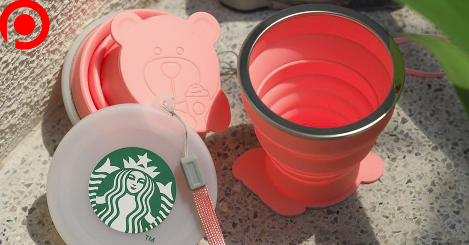 starbucks Bearista Foldable Cup