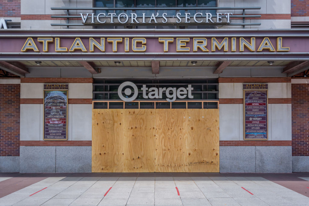 Target, one of the many storefront businesses boarded in