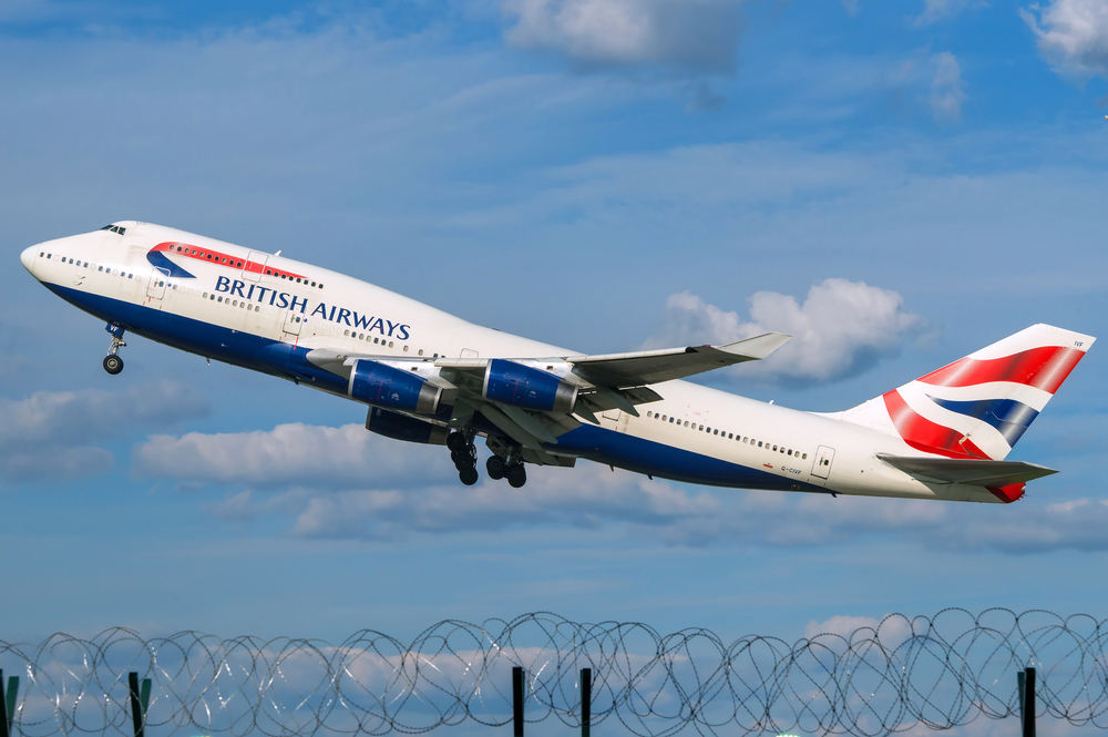 British Airways boeing 747