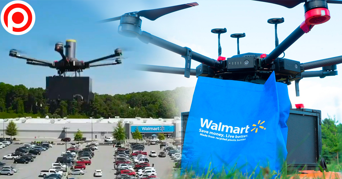 walmart Drone open