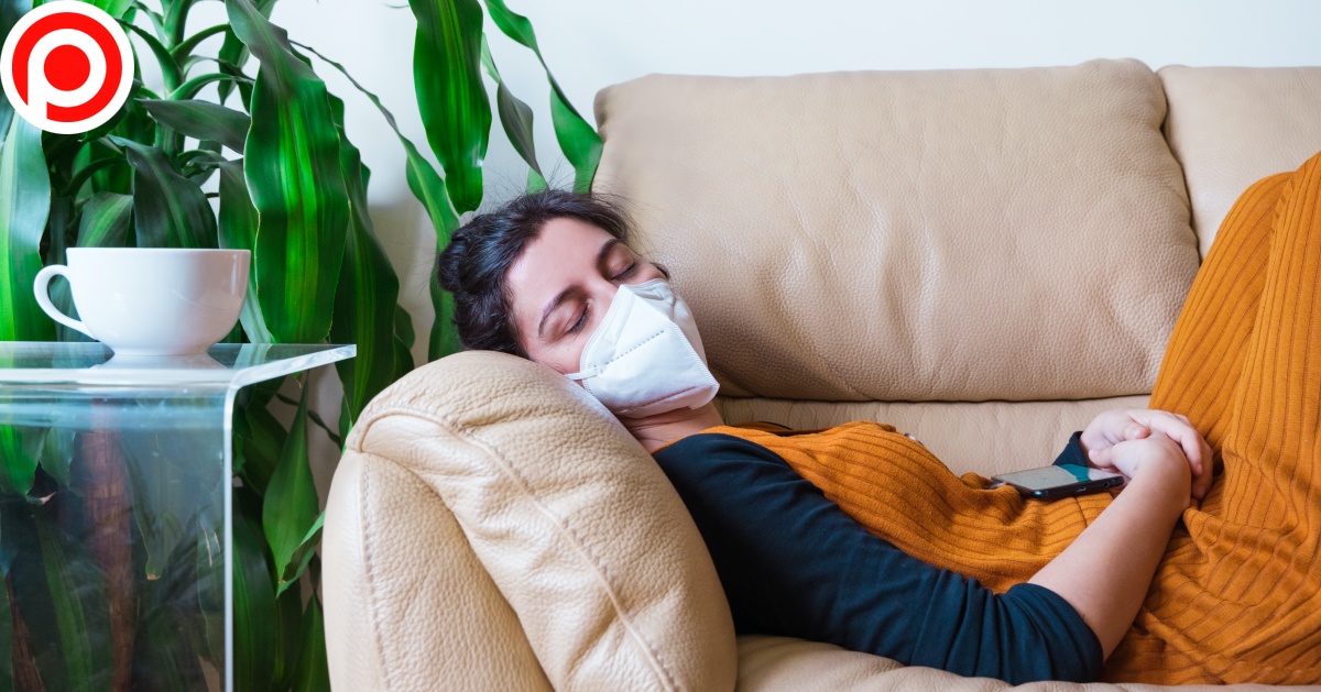 covid home sick บ้าน sleep นอน พักผ่อน home holiday