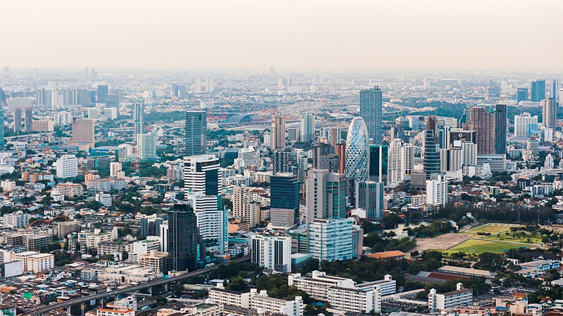 ภาพมุมสูง-กรุงเทพ