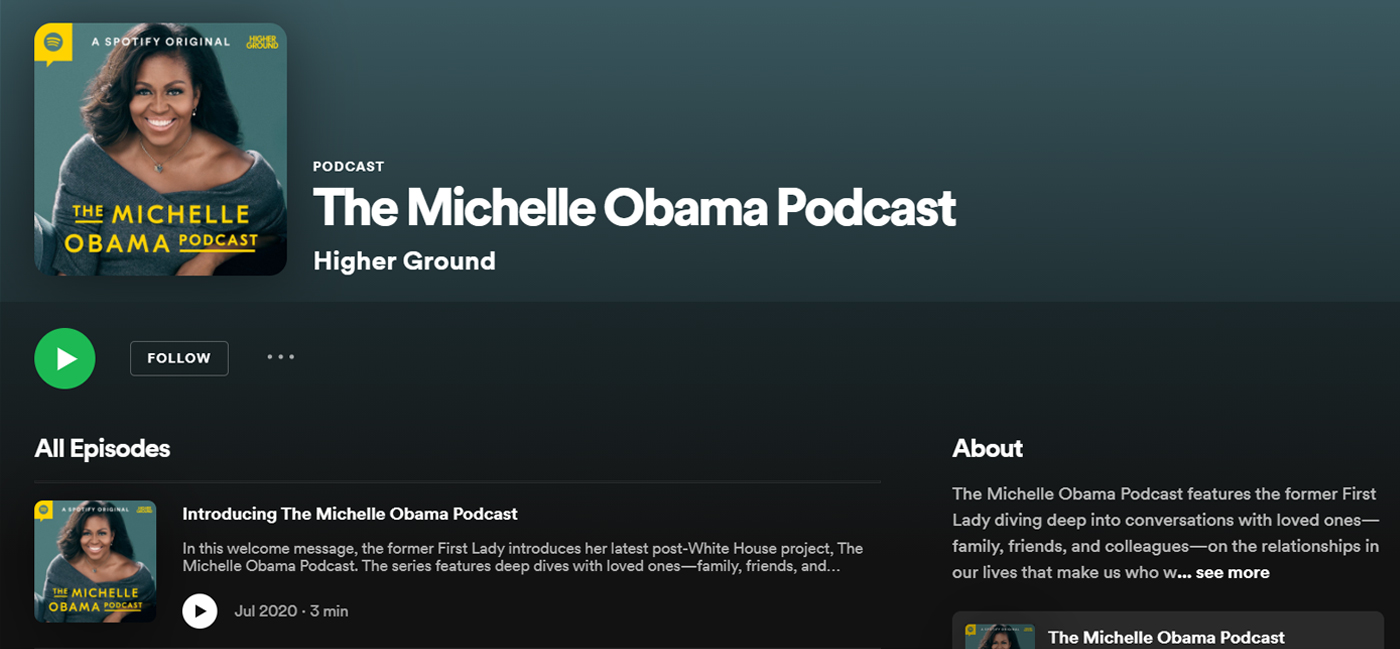 Spotify-Michelle-Obama