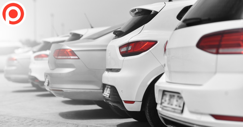 white car