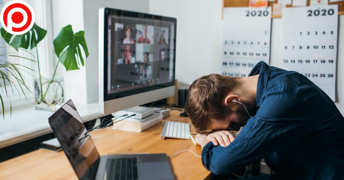 work from home working meeting online zoom