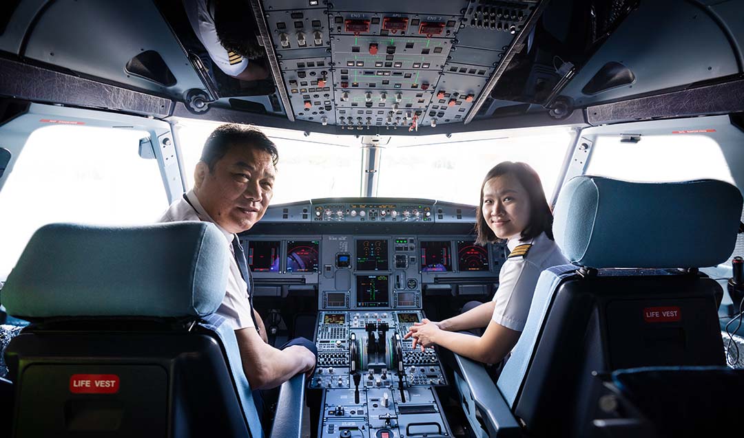 Pilots-in-Flight-Deck
