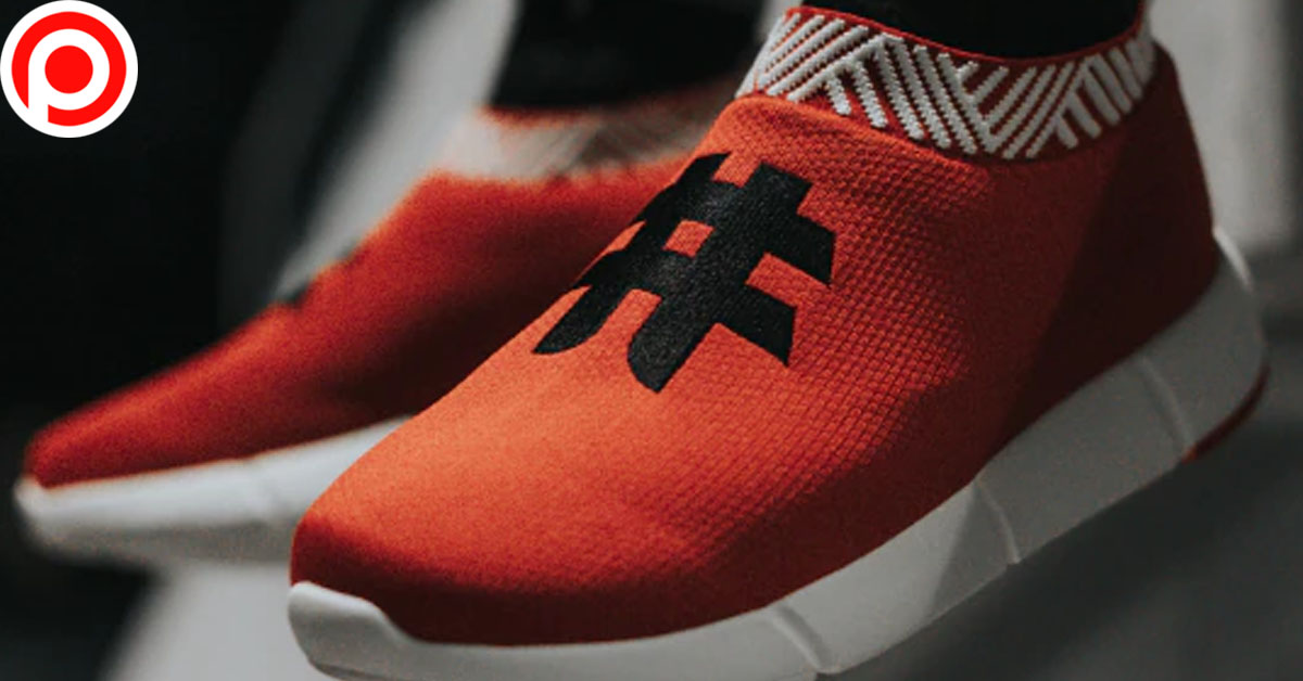 Coffee Recycle Sneakers open