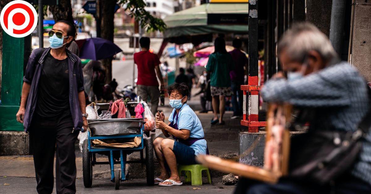 Bangkok,,Thailand,-,August,2021:,Aged,Asian,Thai,Street,Vendor