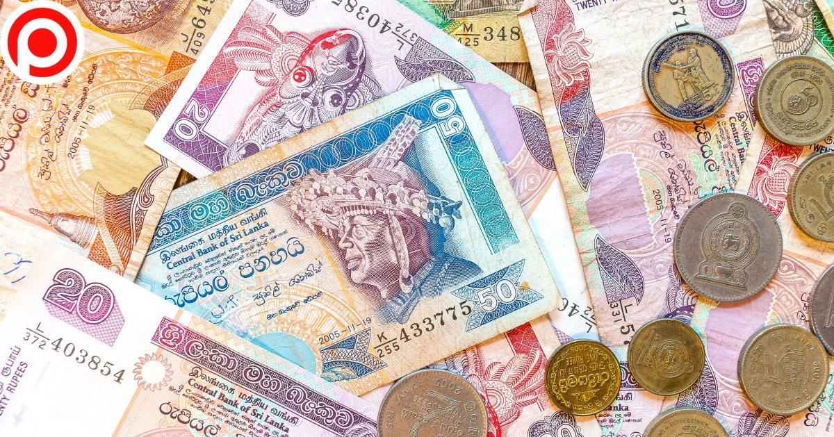 Sri,Lanka,Money,Rupee,,Banknote,And,Coins.