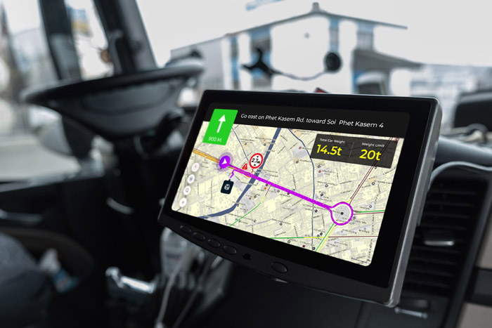 Shallow,Mockup,Of,Modern,Trucking,Board,Computer,Tablet,System,For