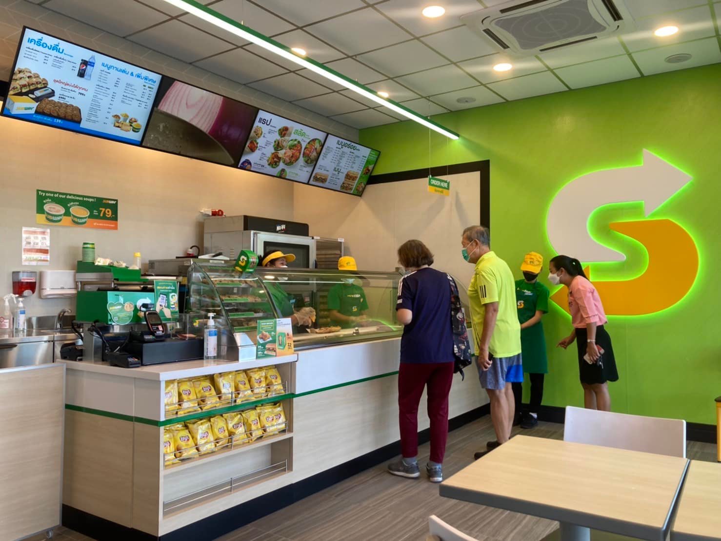 Subway-inside