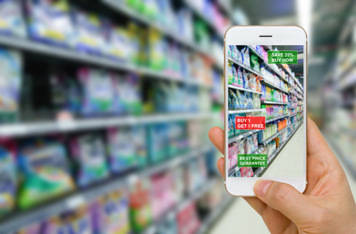 Deployment of Augmented Reality in Retail Business Concept in Su