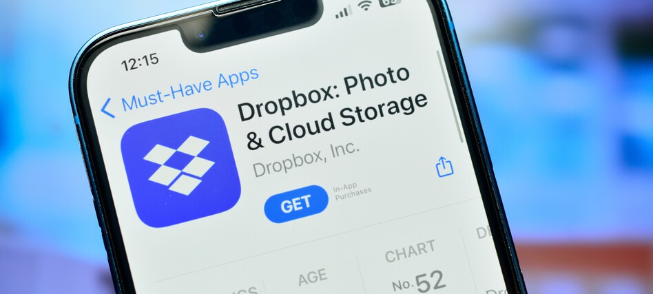 New,Delhi,,India,4,September,2023:-,Dropbox,App,On,Appstore