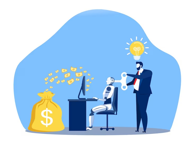 businessman-controlling AI-make-money-with-key-control-artificial-intelligence_101179-156